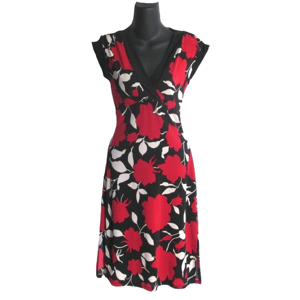 Heart Moon Star Red & Black Dress ~ XS